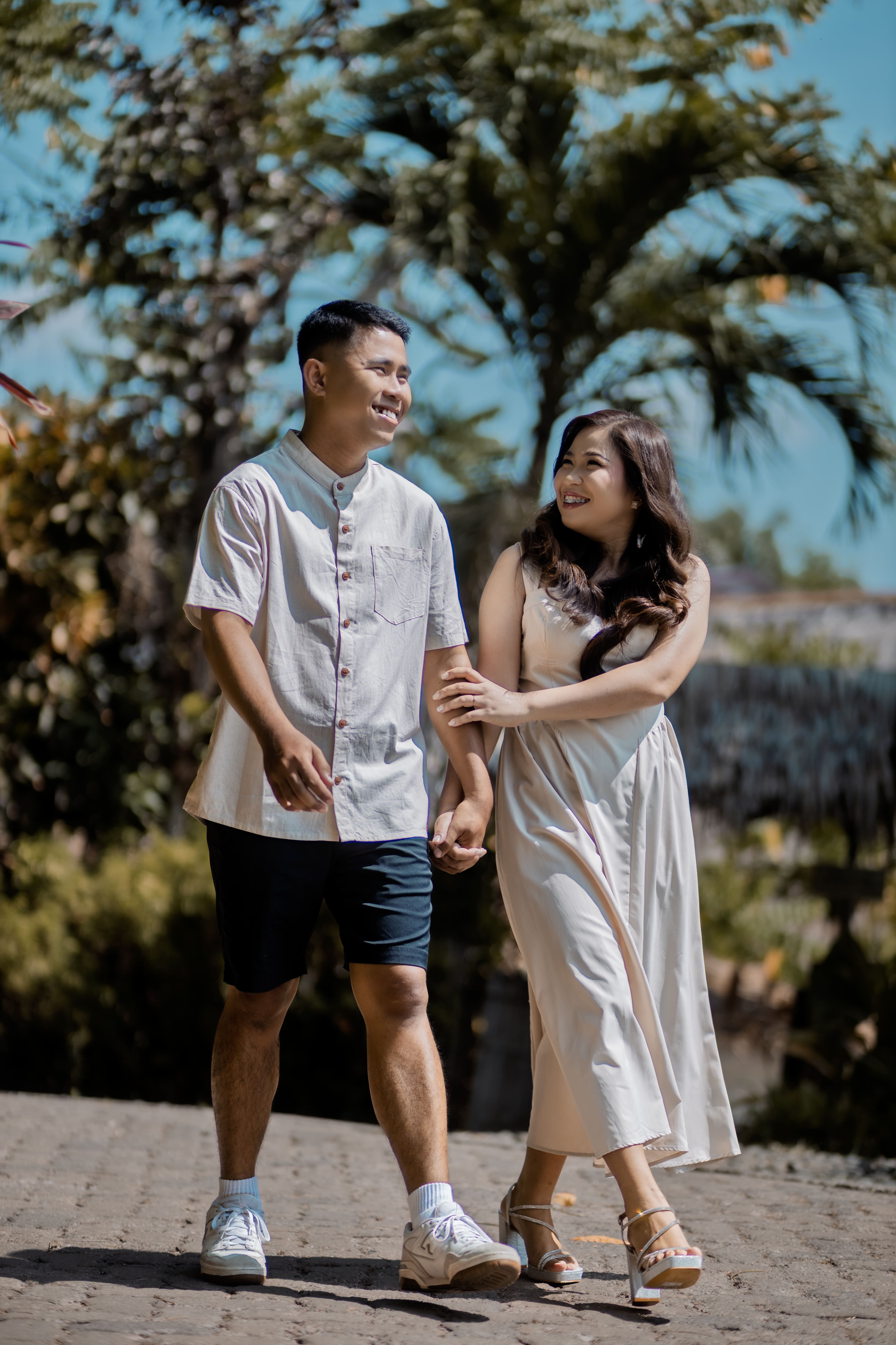 Groom and bride portrait